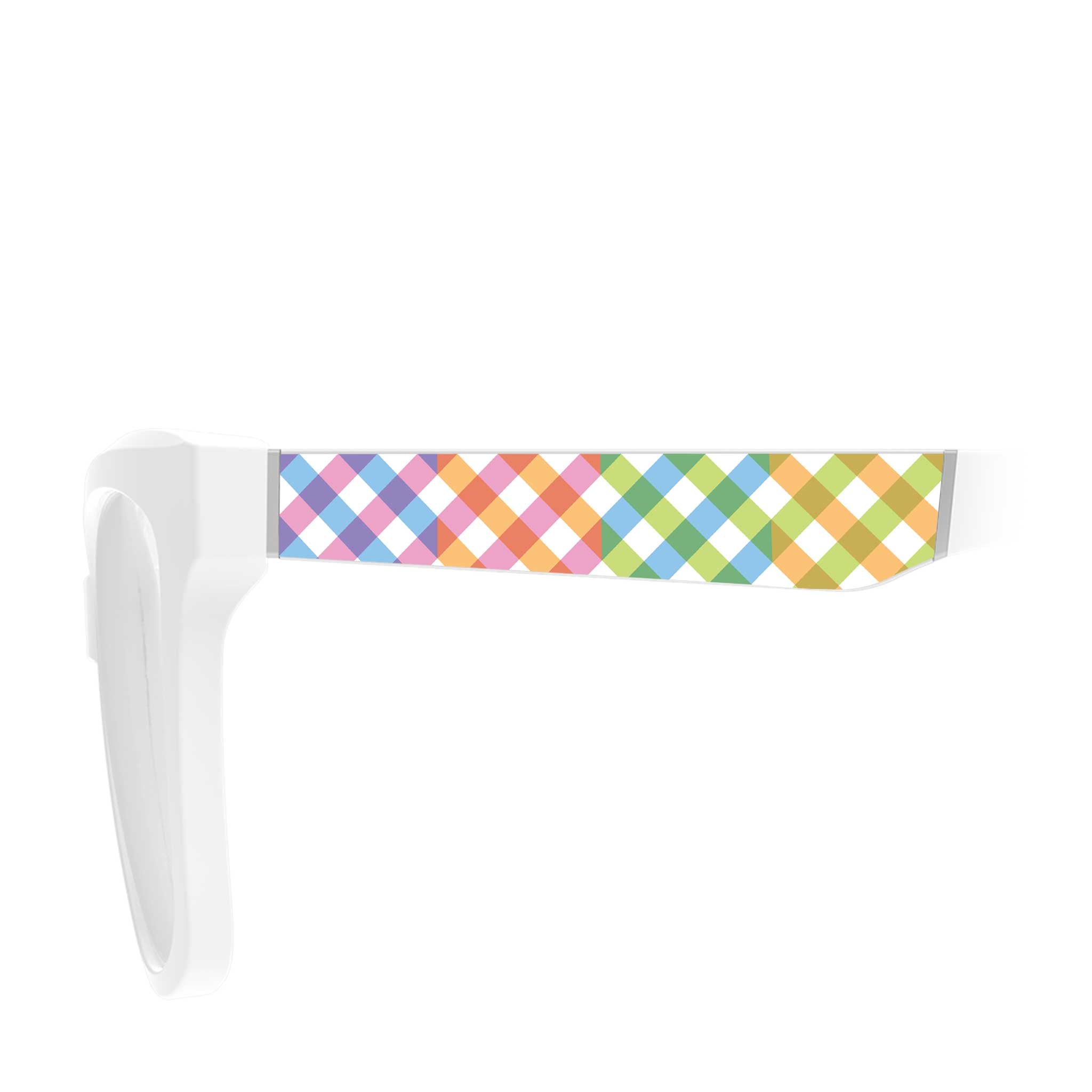 Easter Gingham - White