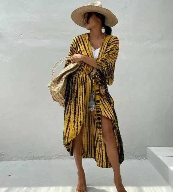 Embroidered Beach Tunic Beach Cover Up Sarong