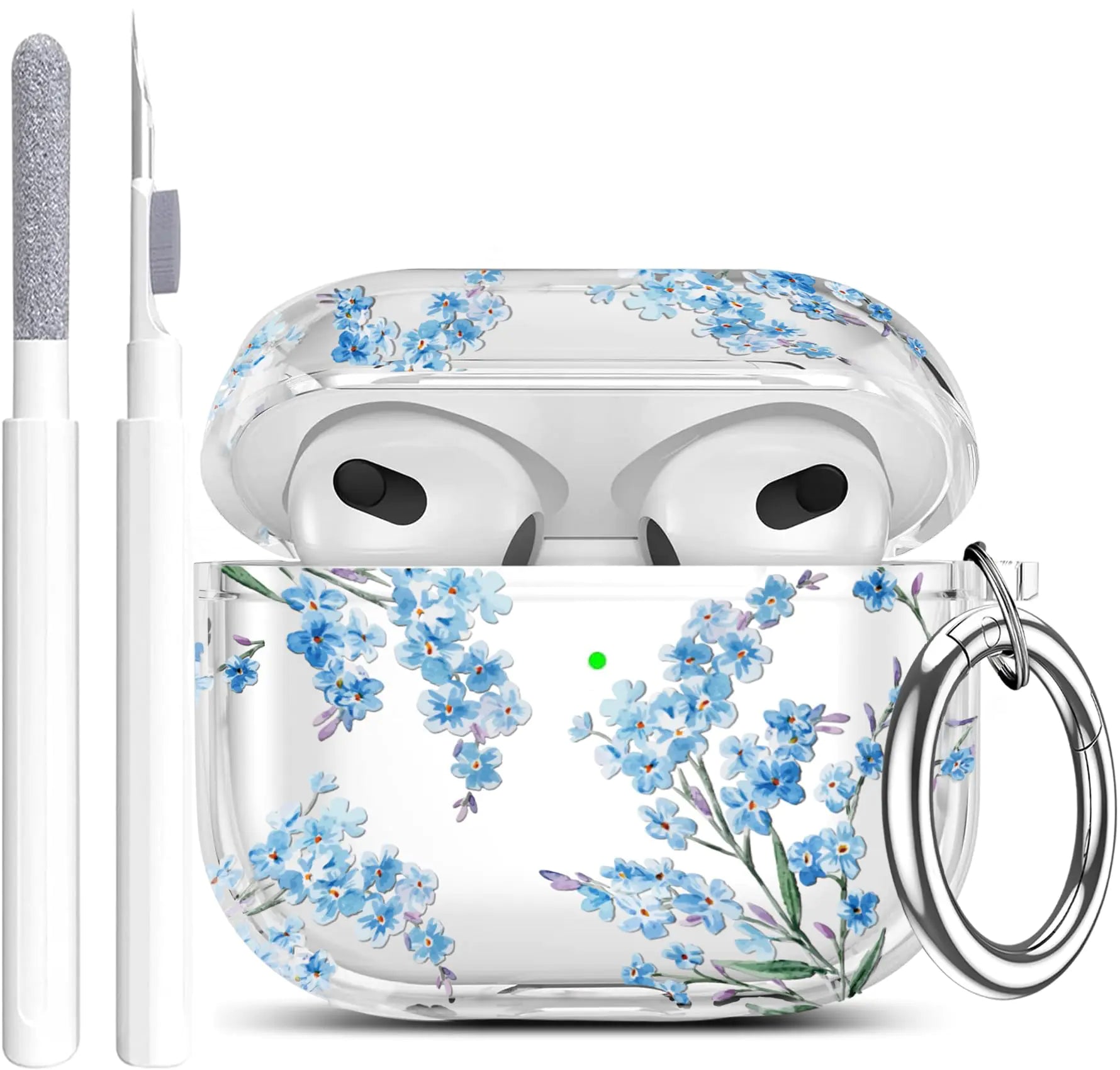 Won jury Clear Case Compatible with Air pods 3 Case Cover