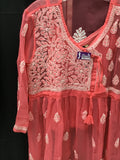44 / sizeChikankari short top