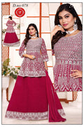 Long kurti with skirt / heavy party wear set