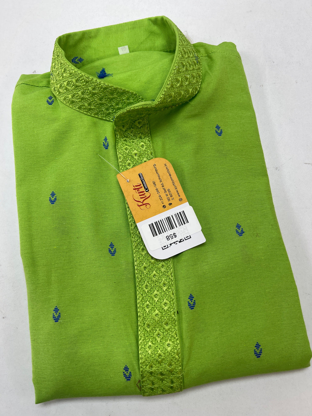 Cotton mix kurta set