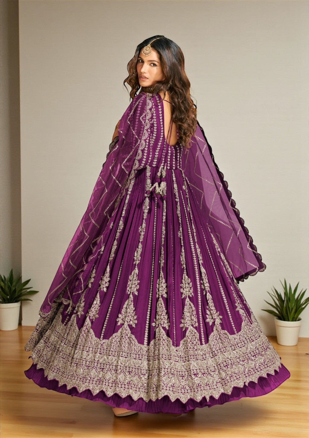 Wedding collection: Mirza: heavy party wear Anarkali dresses