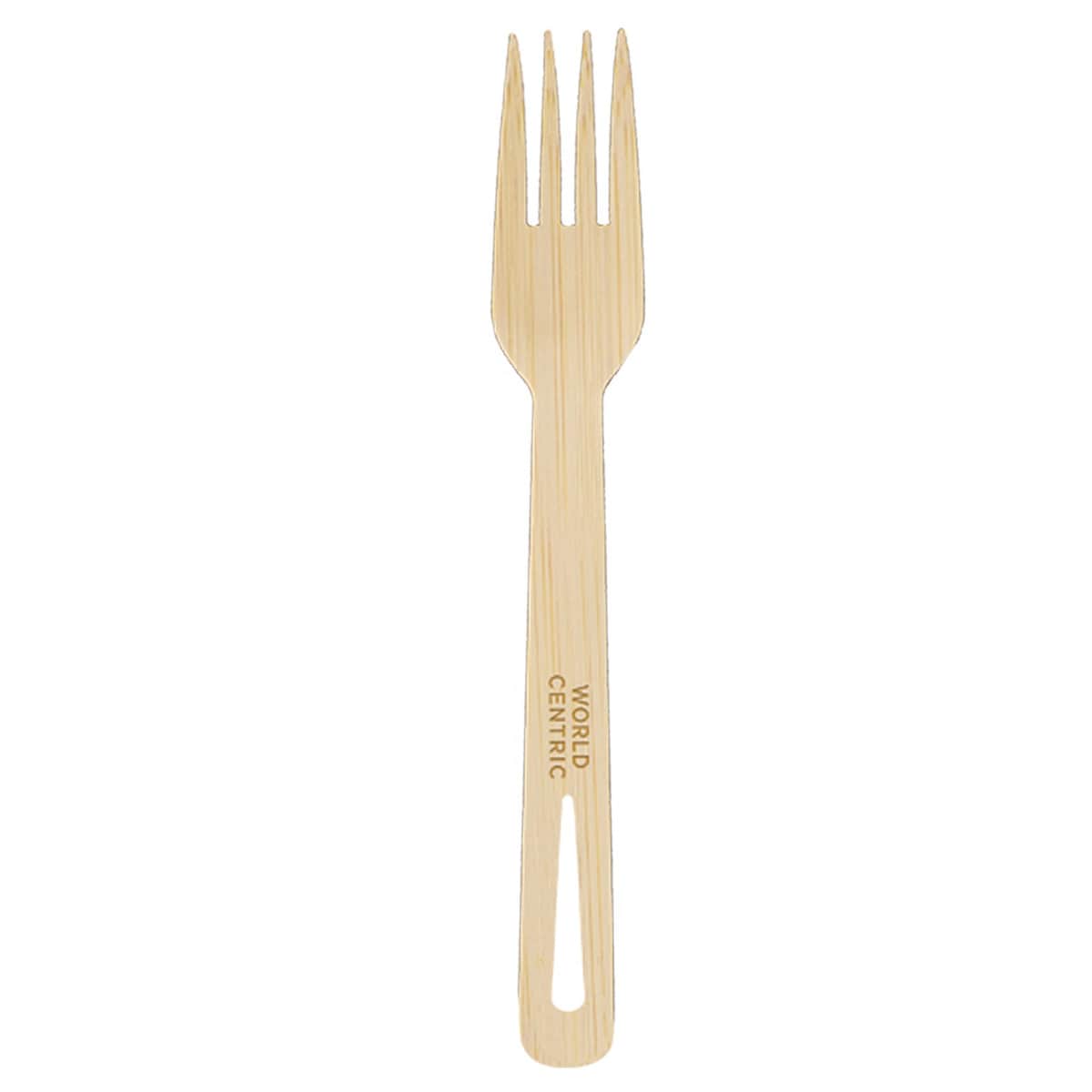 World Centric 6.7" Bamboo Forks - Wrapped (QTY:750)