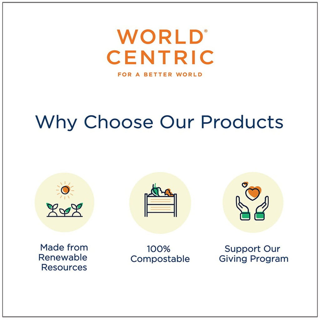 World Centric 24 oz Fiber COMPOST-A-PAK Folding Takeout Containers (QTY 200), SKU FP-SC-1-LFS