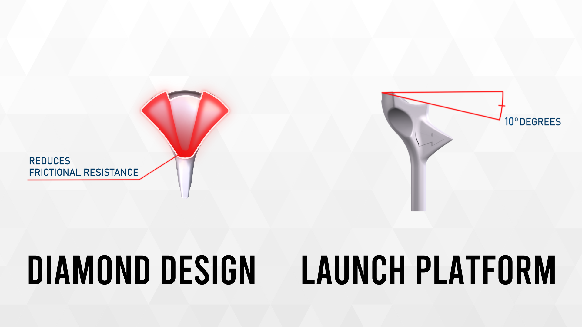 FlightPath Orange Golf Tees Pack of 4