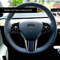 First Responders Law Enforcement Tesla Steering Wheel Wrap | MY 2019-'25
