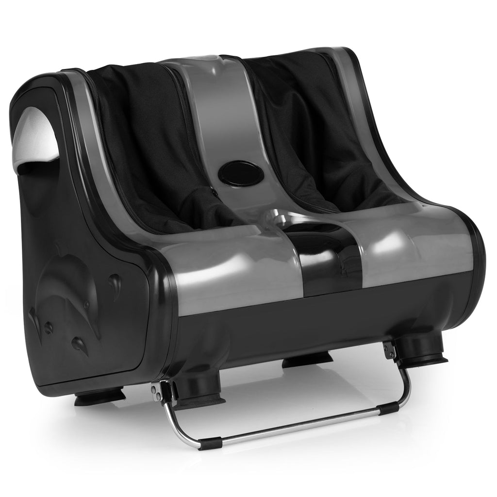 Foot and Calf Massager Shiatsu Foot Massager Machine with Tilt Base-Gray