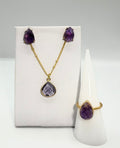 Amethyst Quartz Trio
