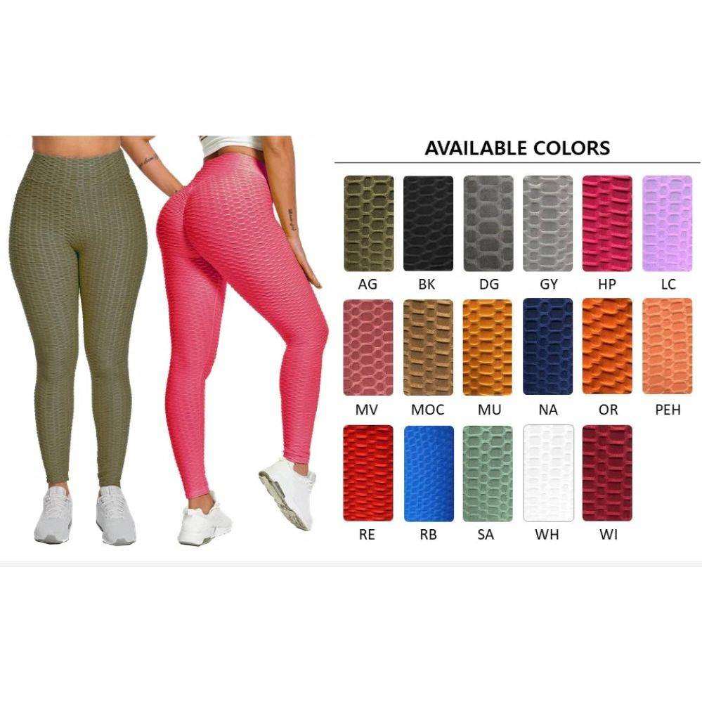 Women Leggings Anti-Cellulite High Waist Push Up Yoga Pants TikTok Butt Lift