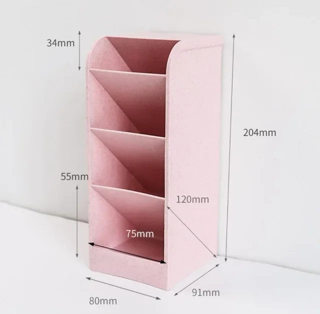 Multifunctional 4 Grid Desktop Organizer