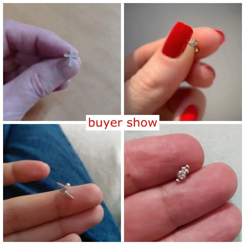 Moon Stud Earrings