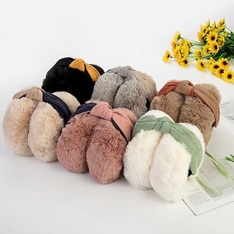Winter Foldable Thick Plush Earmuffs