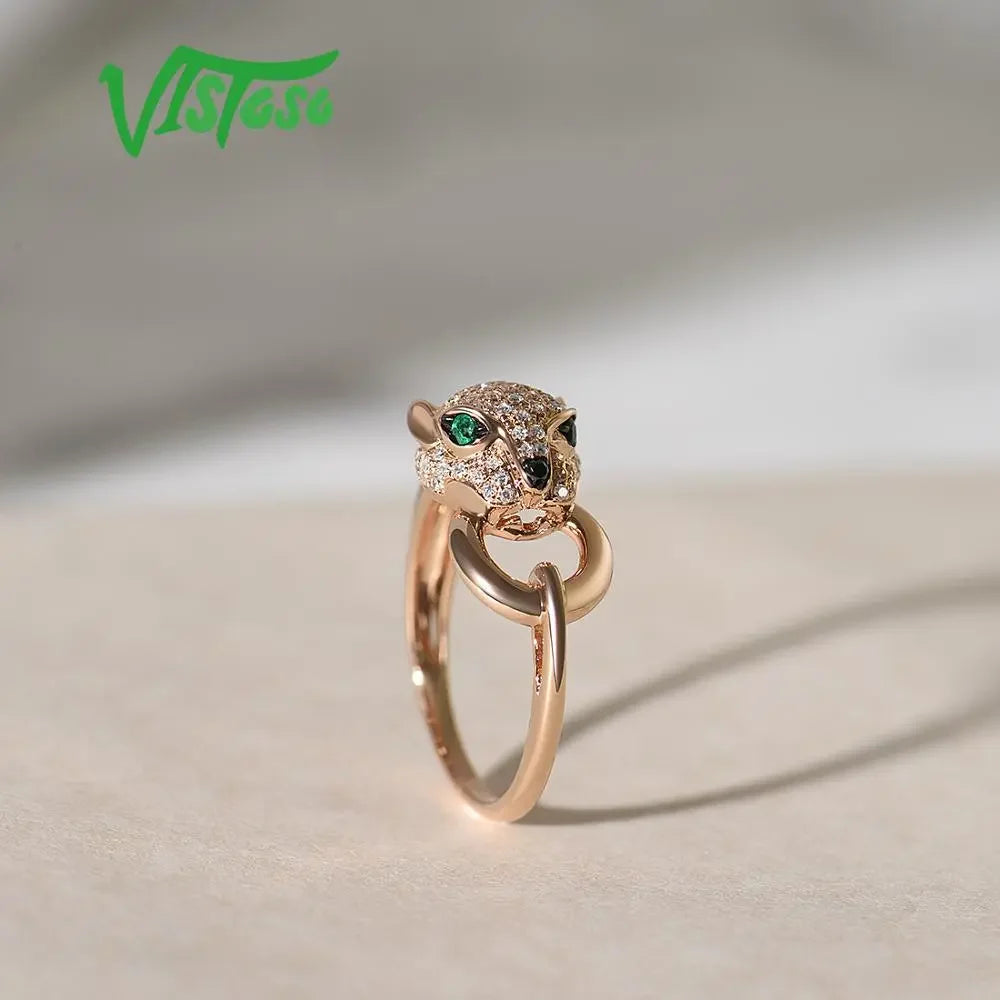 LUX 14K 585 Rose Gold Ring