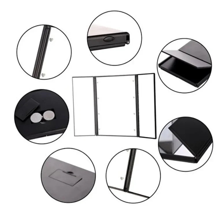 Portable LED Makeup Mirror