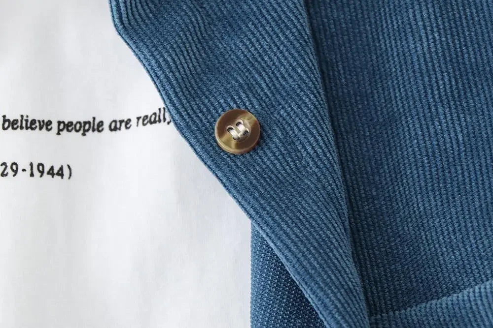 Casual Corduroy Top