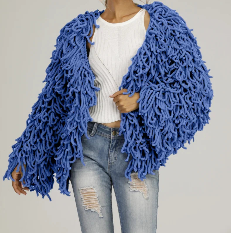 Women's Fringe Oversized Coat