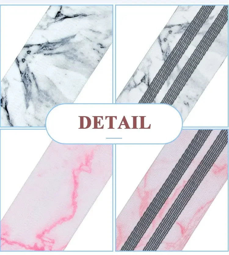 Marble Design Elastic Booty Bands Cardio Training
