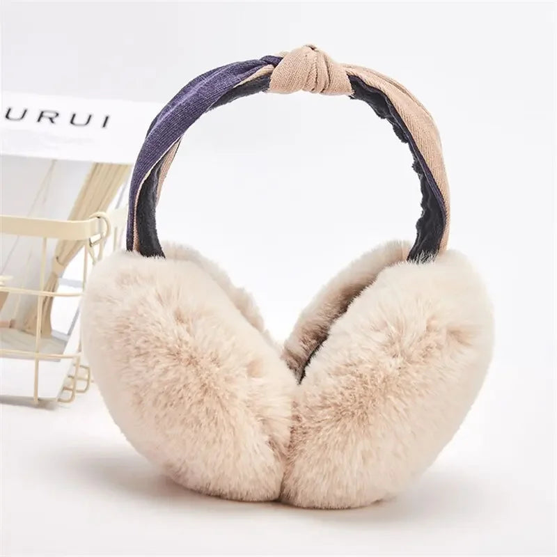 Winter Foldable Thick Plush Earmuffs