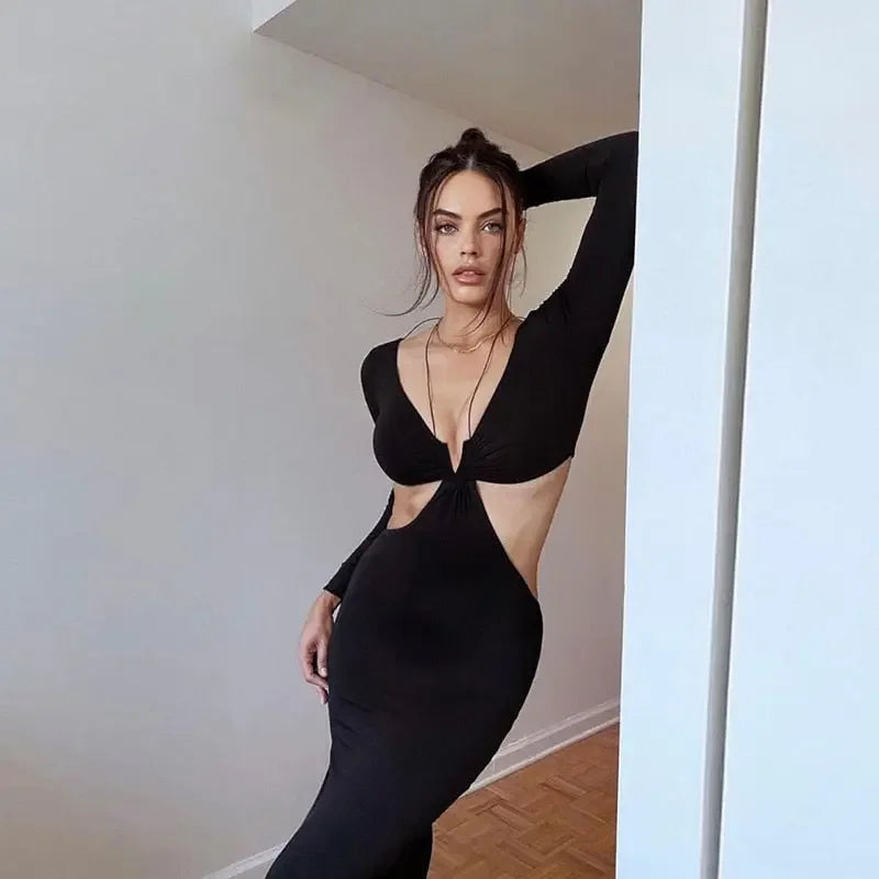 Epic Black Maxi Dress
