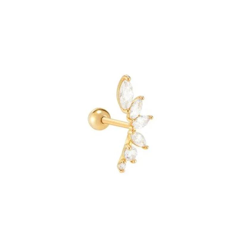 Moon Stud Earrings