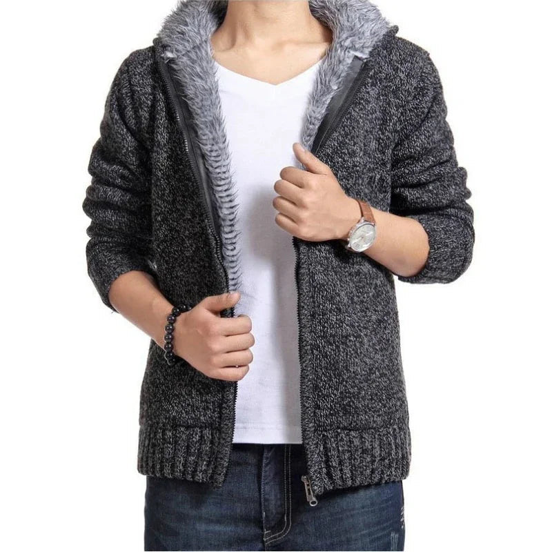 Men's Cold Weather Lined Sweater
