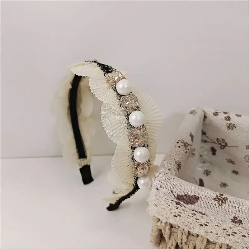 LUX Rhinestone Baroque Hairband