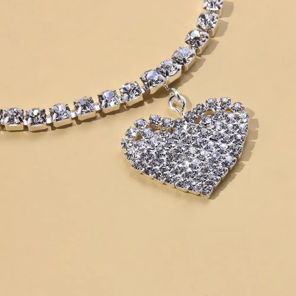 Cute Rhinestone Anklet Bracelet