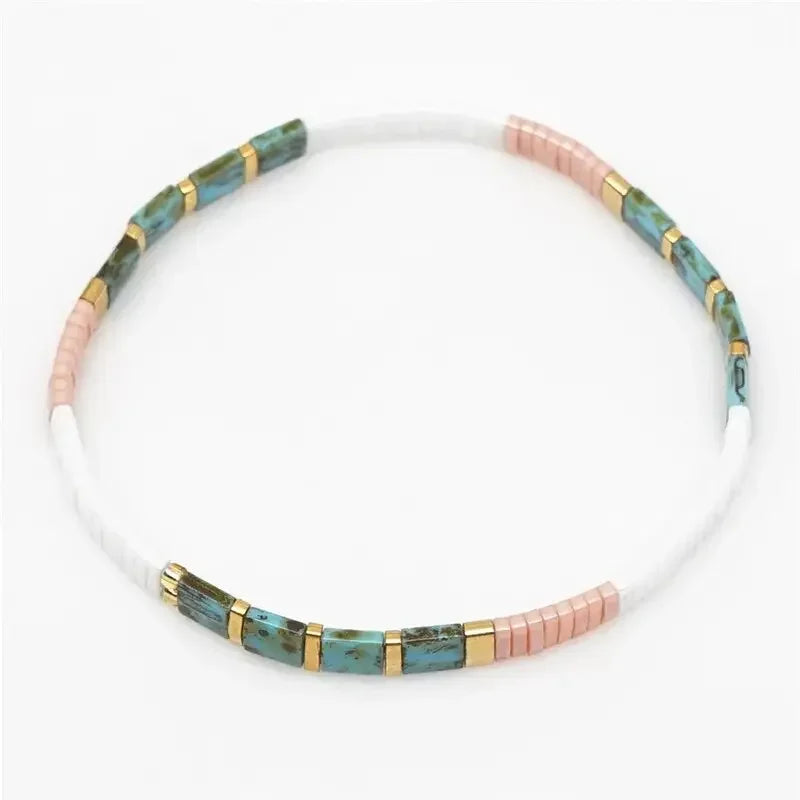 Vintage Beach Handmade Beaded Bracelet
