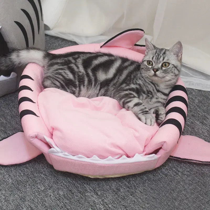 Cozy Pet Shark Bed