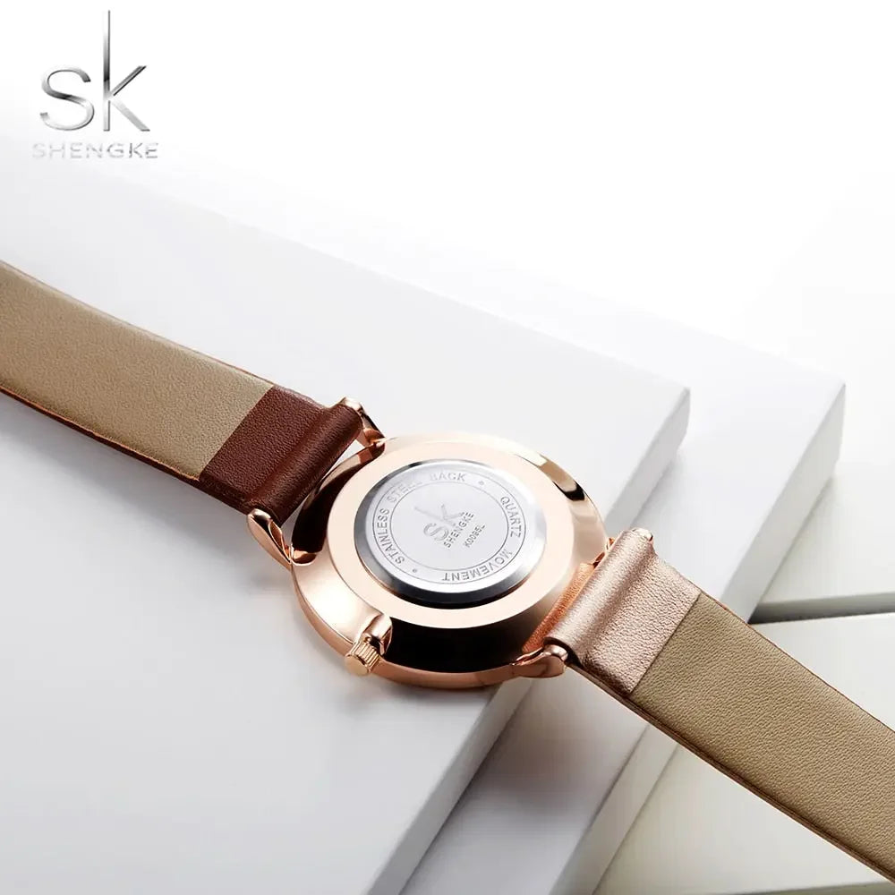 Leather Quartz Watch