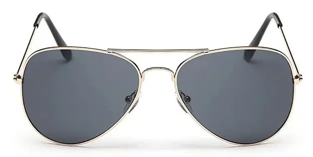 Men’s Retro Silver Sun Glasses