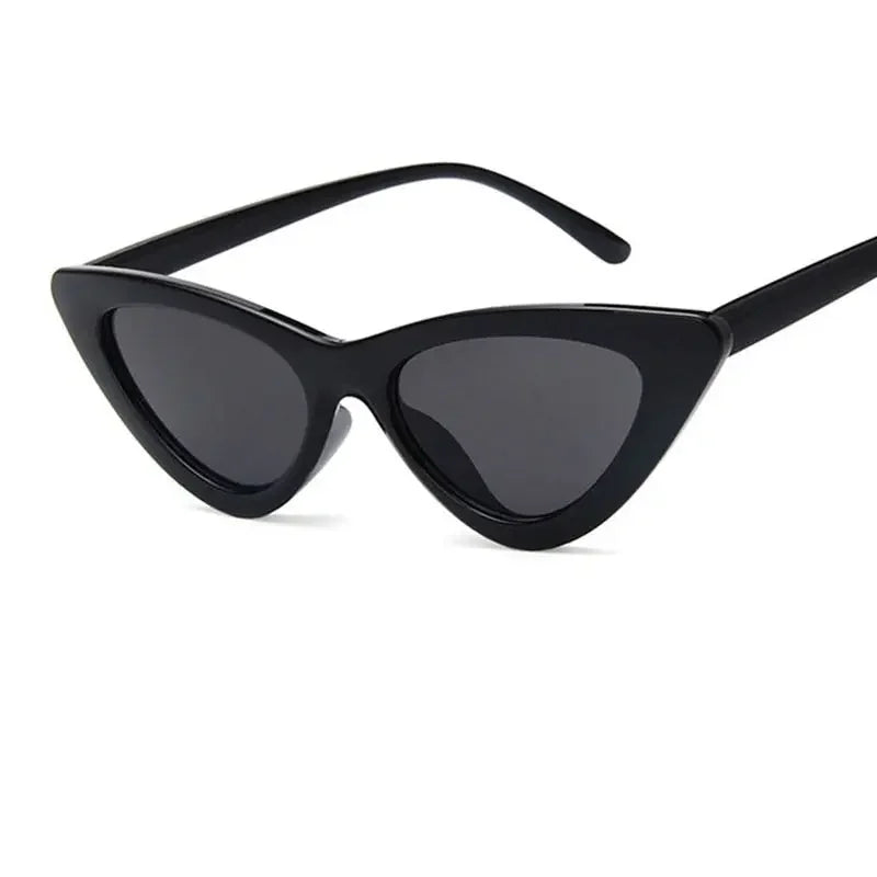 Cat Eye Fashion Sunglasses Women Vintage small Leopard Triangle Sunglasses Retro Female Eyewear UV400 Brand Designer Retro