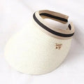 Handmade Adult & Child Matching Straw Visor Hats