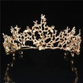 Vintage Baroque Bridal Wedding Tiaras and Crowns Women Bride Pageant Prom Hair Ornaments Wedding head Jewelry Accessories