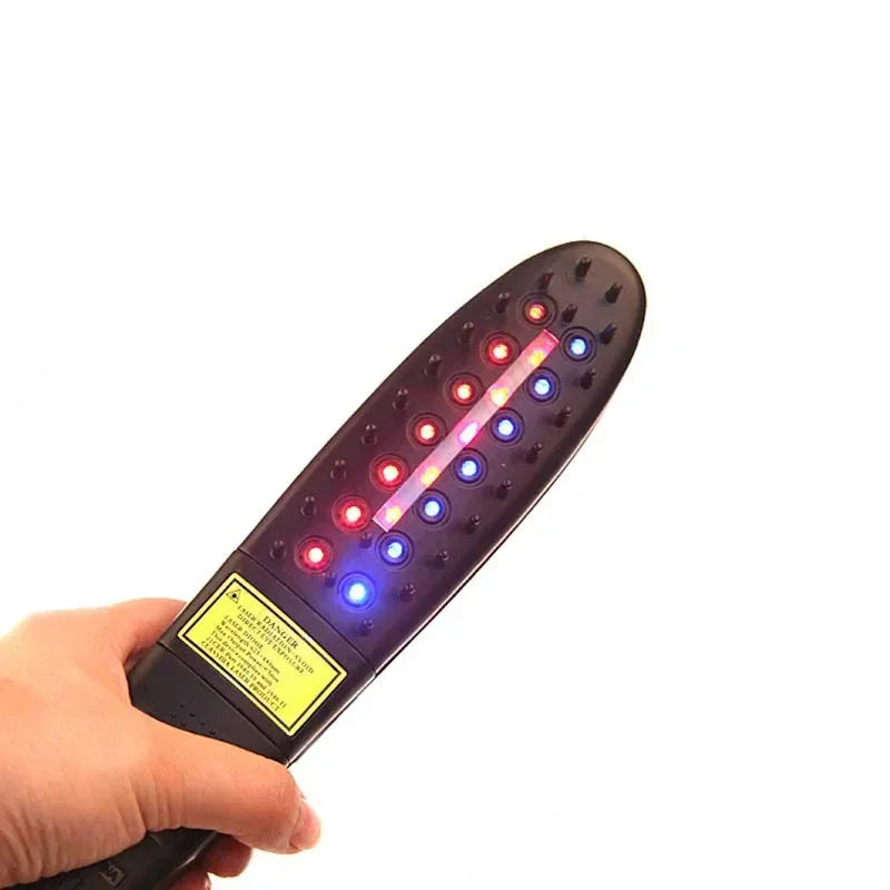 Electric Laser Massage Hair Growth Comb Hair Brush Laser Hair Loss Stop Regrow Therapy Comb Ozone Infrared Massager DropShipping