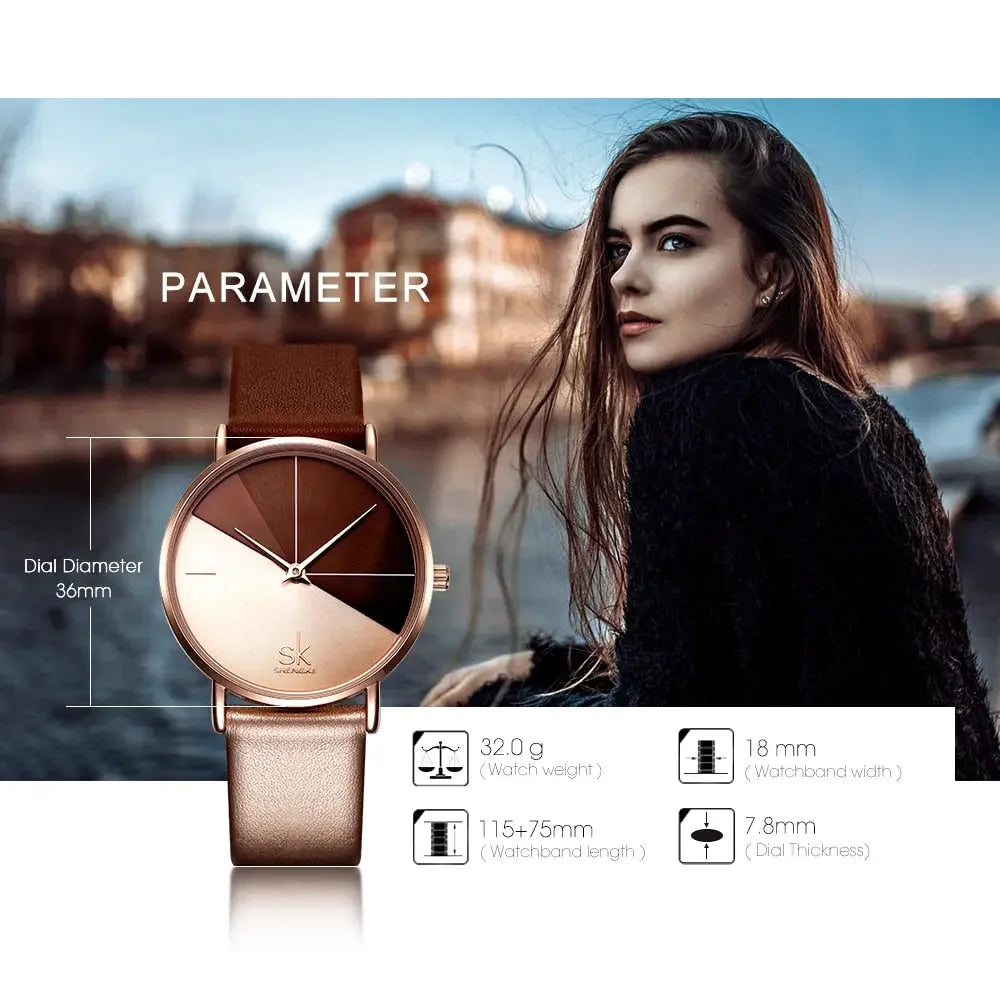 Leather Quartz Watch