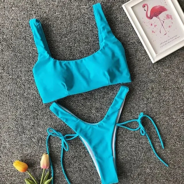Juicy High Cut Brazilian Bikini