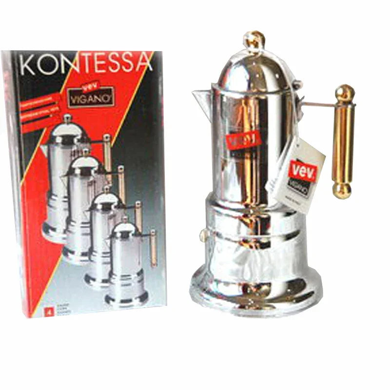 Italian Moka Pot Household Mocha Coffee Machine Stainless Steel Commercial Espresso Coffee Maker