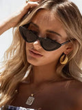 Cat Eye Fashion Sunglasses Women Vintage small Leopard Triangle Sunglasses Retro Female Eyewear UV400 Brand Designer Retro