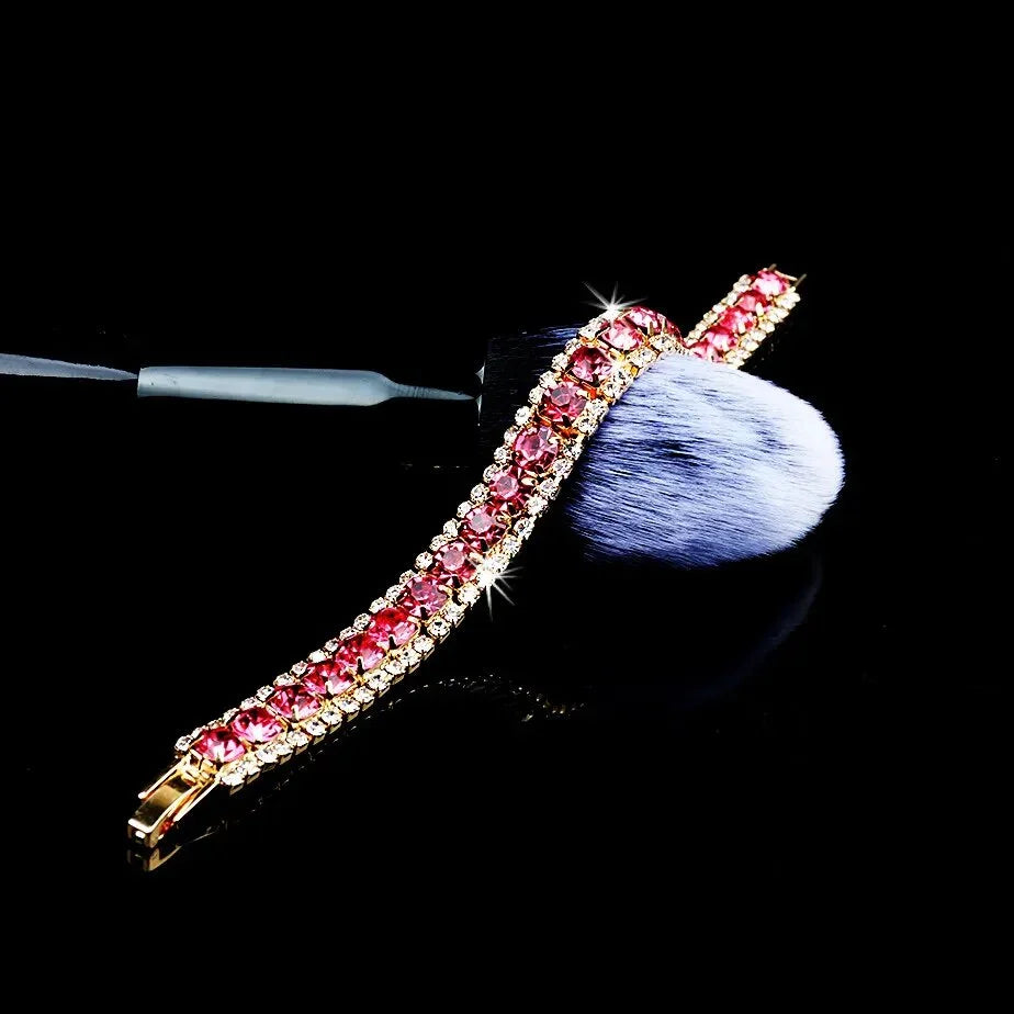 LUX Braided Gold & Pink Bracelet