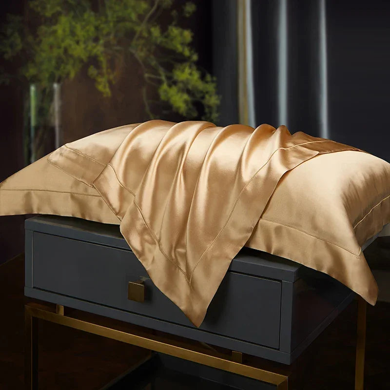 DISANGNI 100% pure silk pillowcase real silk pillowcase natural silk pillowcase mulberry silk pillowcase Free Shipping