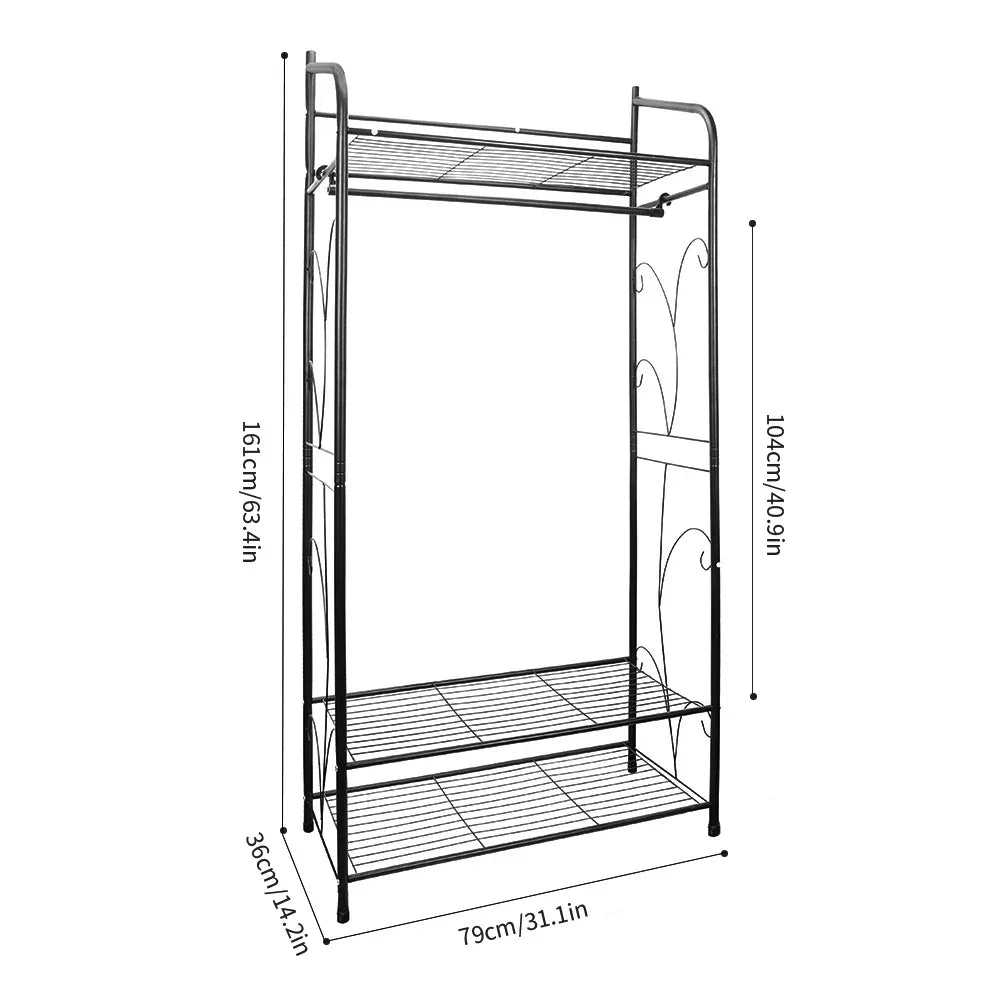 Heavy Duty Metal Clothing Rack
