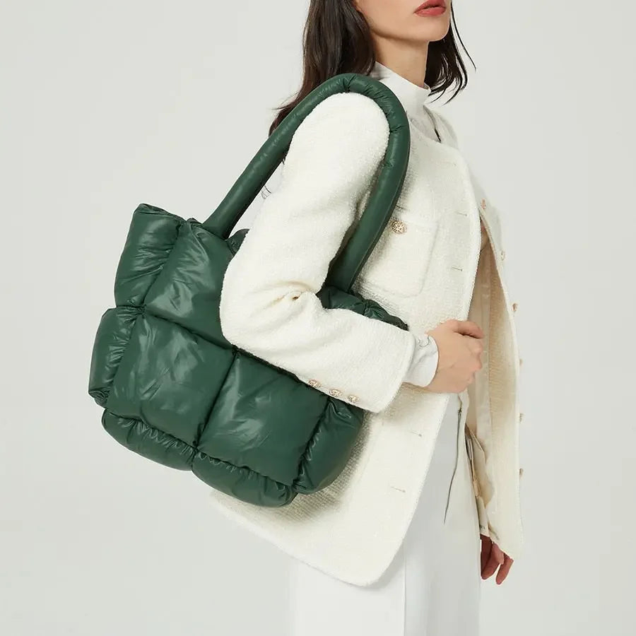Large Tote Padded Handbag