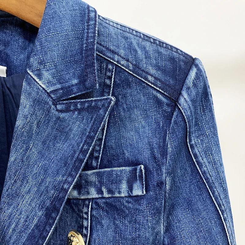 Designer Blazer Denim Jacket