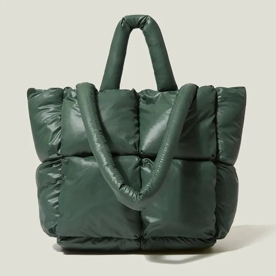 Large Tote Padded Handbag