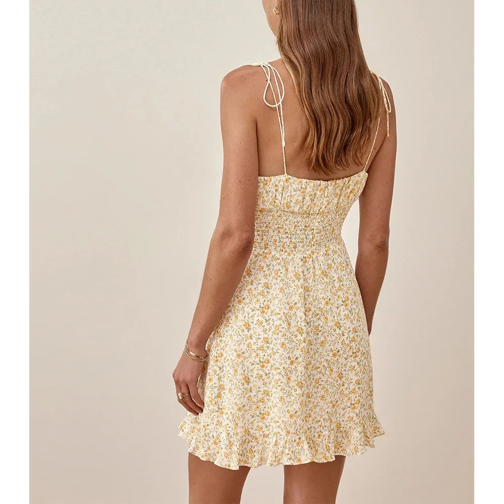 Summer Ruffle Vaca Beach Dress