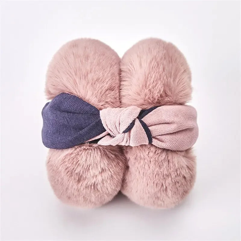 Winter Foldable Thick Plush Earmuffs