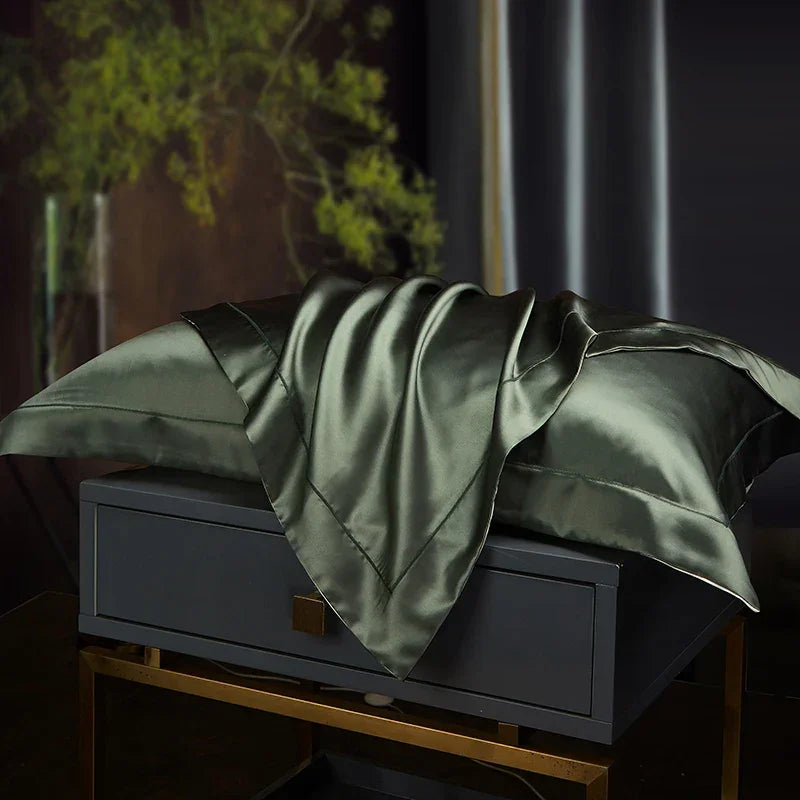 DISANGNI 100% pure silk pillowcase real silk pillowcase natural silk pillowcase mulberry silk pillowcase Free Shipping