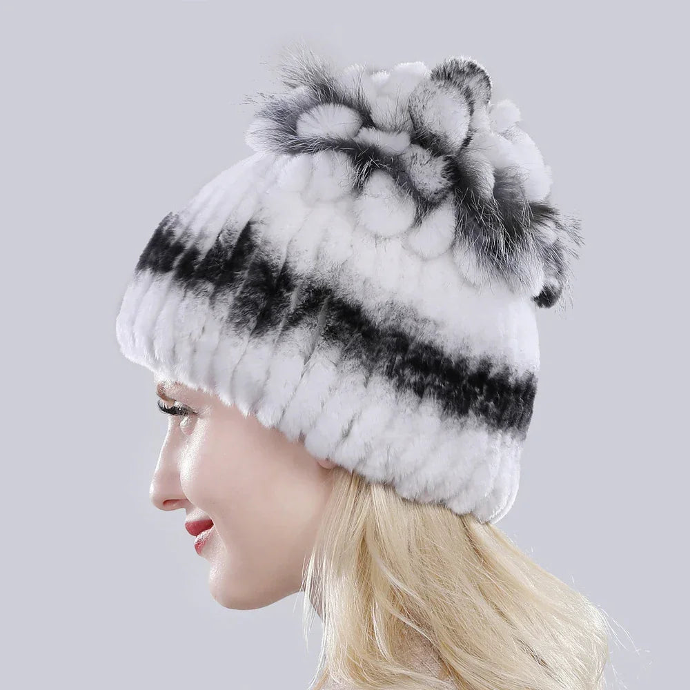 LUX Winter Rabbit Fur Hat